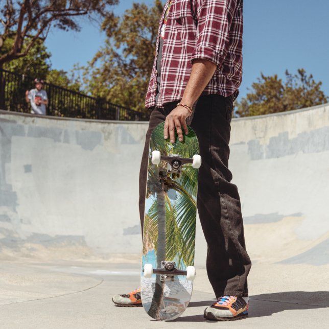 Caribbean Beach Bliss #1 #wall #art Skateboard (Outdoor 2)