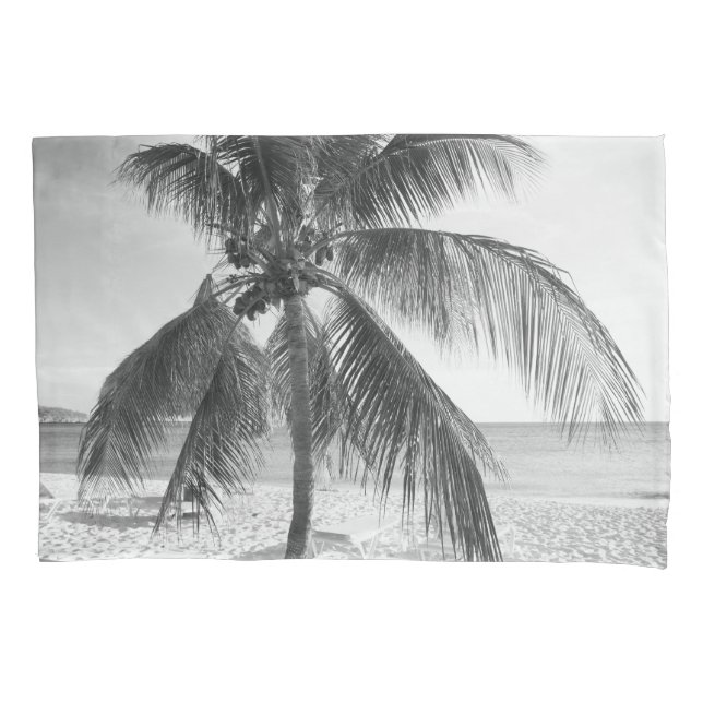 Caribbean Beach Bliss #5 #tropical #wall #art Pillowcase (Front)