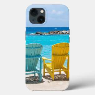 Caribbean Beach Chair Oasis #2 #caribbean #wall iPhone 13 Case