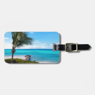 Caribbean Beach Luggage Tag