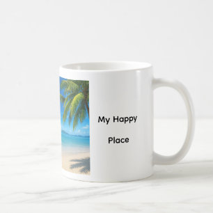 Caribbean Beach My Happy Place Coffee Mug