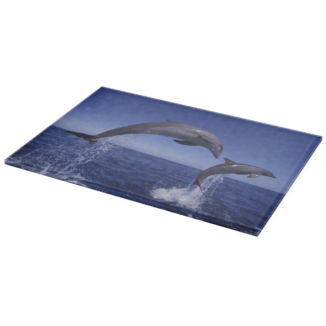 Caribbean, Bottlenose dolphins Cutting Board (Corner)