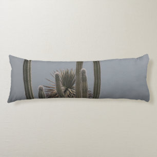 Caribbean Cactus Grove Charm 1 #art #tropical Body Cushion