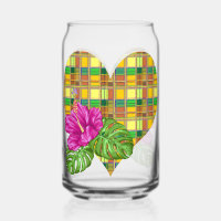 Caribbean Colorful Fabric Madras Tartan