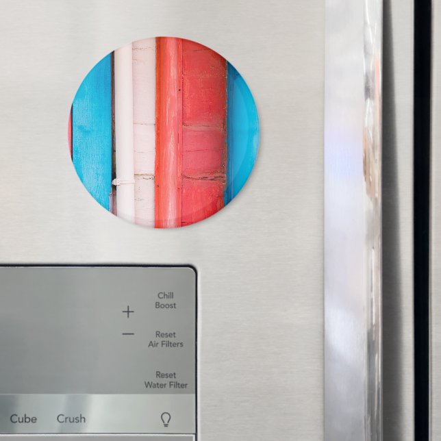 Caribbean colours - abstract magnet (In Situ (Fridge))
