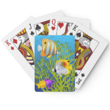 Caribbean Coral Reef Fish Playing Cards