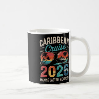 Caribbean Cruise 2026 Vacation Trip Matching Famil Coffee Mug
