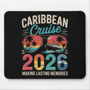 Caribbean Cruise 2026 Vacation Trip Matching Famil Mouse Pad