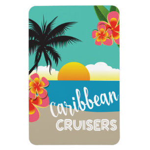 Caribbean cruise cabin door marker for stateroom magnet