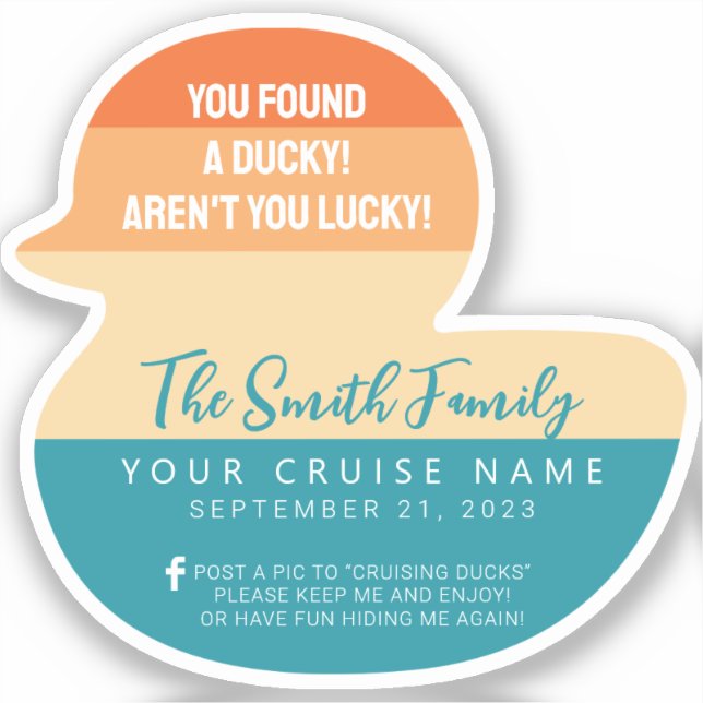 Caribbean Cruise Duck (Front)