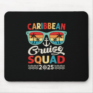 Caribbean Cruise Squad 2025 Family Vacation Trip M Mouse Pad