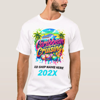 Caribbean Cruise Vacation Shirt Personalized