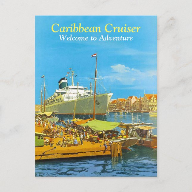 Caribbean Cruises Postcard (Front)
