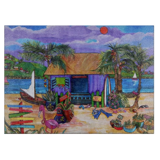 Caribbean Cutting Board (Front)