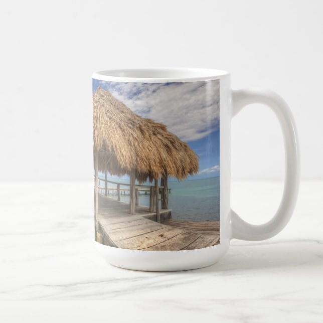 Caribbean Dock Coffee Mug (Right)
