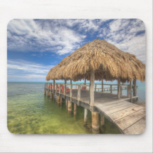 Caribbean Dock Mouse Pad