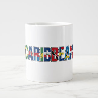 Caribbean Flags Large Coffee Mug