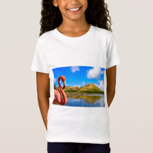 Caribbean flamingo in St kitts T-Shirt