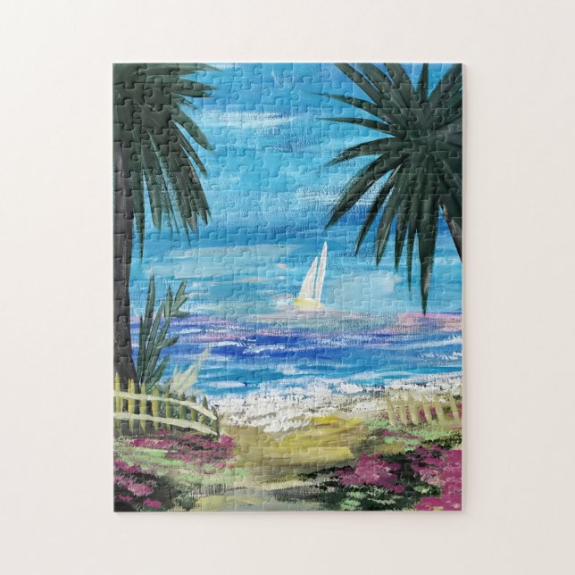 Caribbean Getaway Jigsaw Puzzle (Vertical)