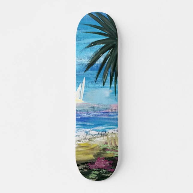 Caribbean Getaway  Skateboard (Front)