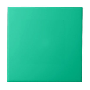 Caribbean Green Solid Colour Tile