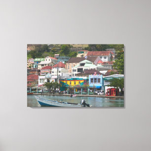 Caribbean, GRENADA, St. George's, St. George's Canvas Print