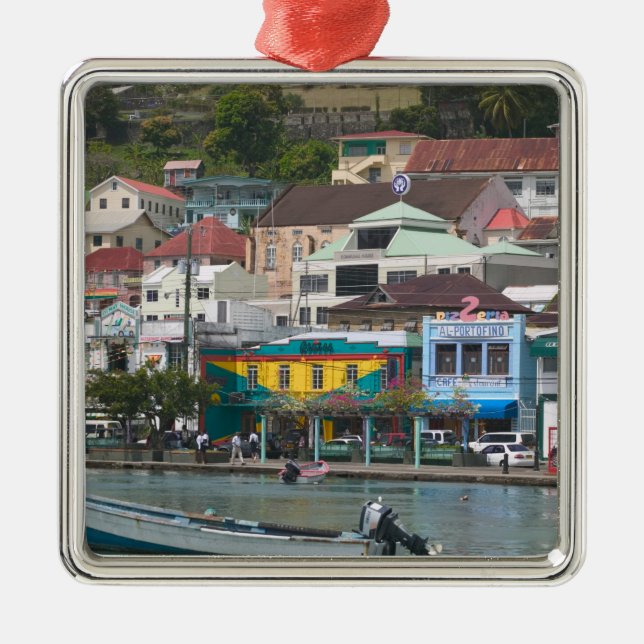 Caribbean, GRENADA, St. George's, St. George's Metal Tree Decoration (Front)