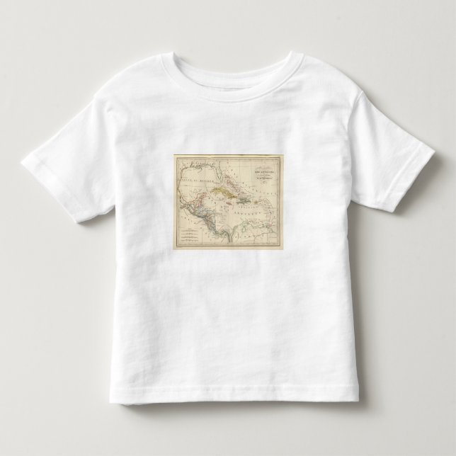 Caribbean, Gulf of Mexico and Guatemala Toddler T-Shirt (Front)