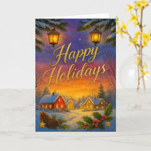 'Caribbean Holidays' Folded Greeting Card