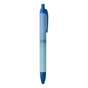 Caribbean Horizon Tropical Turquoise Blue Blue Ink Pen