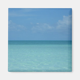 Caribbean Horizon Tropical Turquoise Blue Magnet
