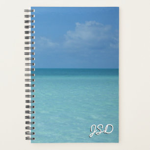 Caribbean Horizon Tropical Turquoise Blue Planner