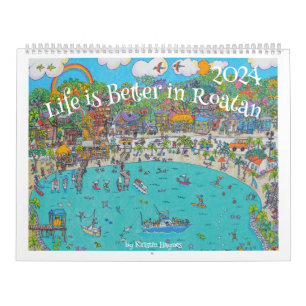 Caribbean Illustrations by Kristin Calendar