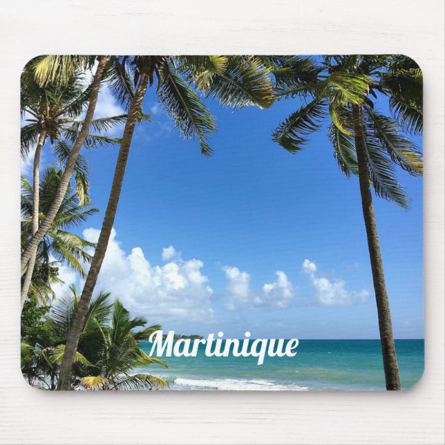 Caribbean Island, Martinique Mouse Pad (Front)
