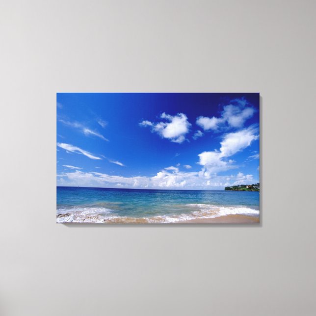 Caribbean, Lesser Antilles, West Indies, Canvas Print (Front)