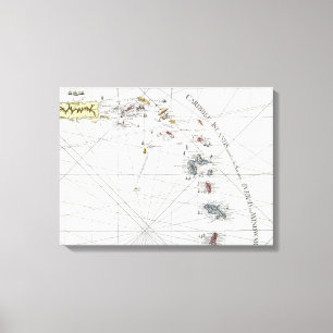 CARIBBEAN: MAP, 1775 CANVAS PRINT