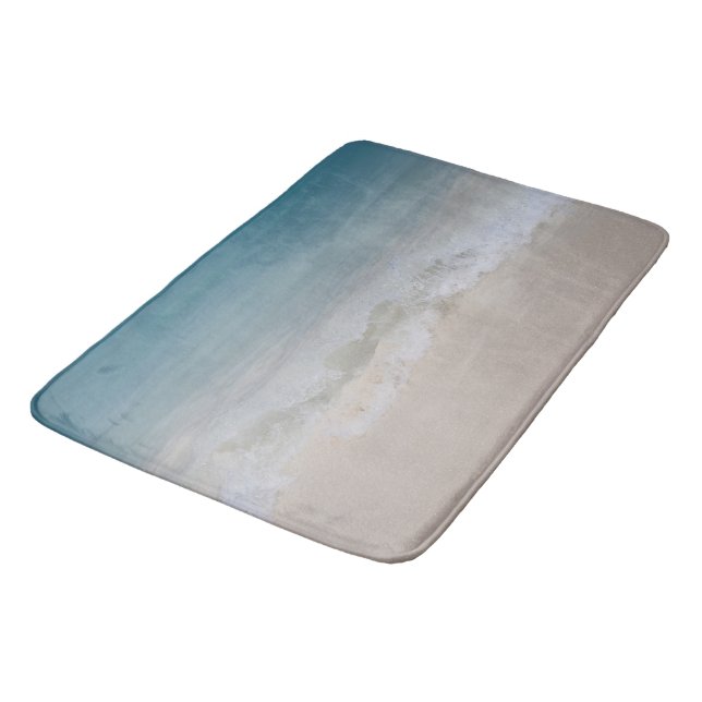 Caribbean Ocean Beach Dream 10 Bath Mat (Angled)
