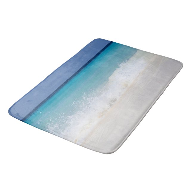 Caribbean Ocean Beach Dream 6 Bath Mat (Angled)