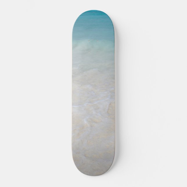Caribbean Ocean Beach Dream 7 Skateboard (Front)