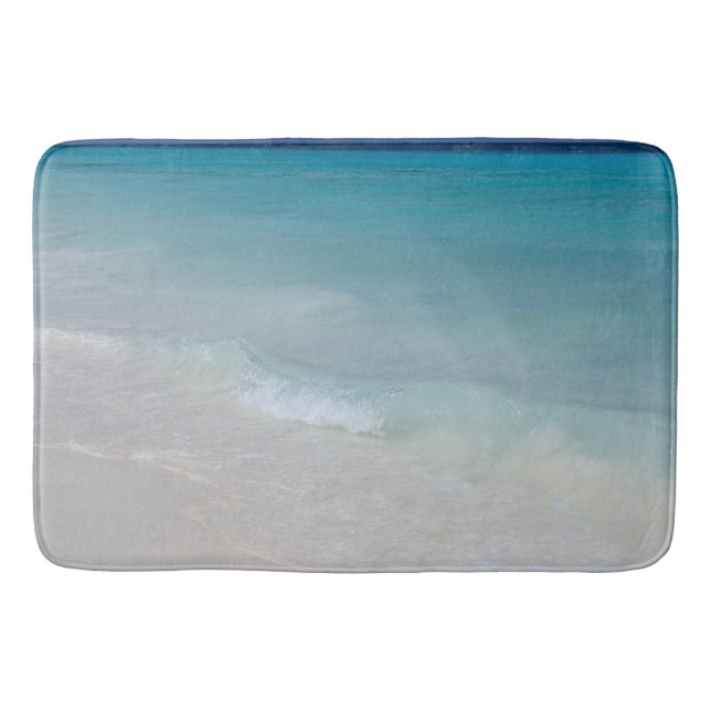 Caribbean Ocean Beach Dream 8 Bath Mat (Front)