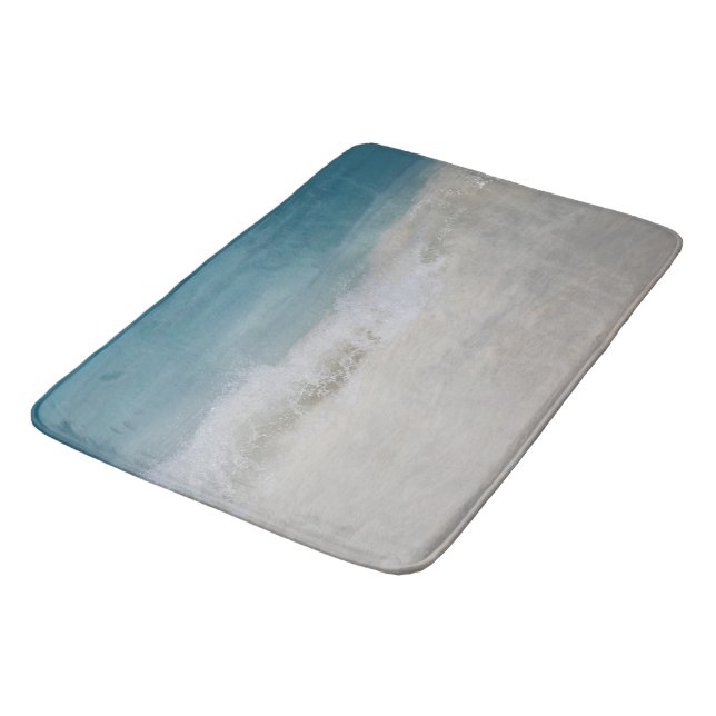 Caribbean Ocean Beach Dream 9 Bath Mat (Angled)