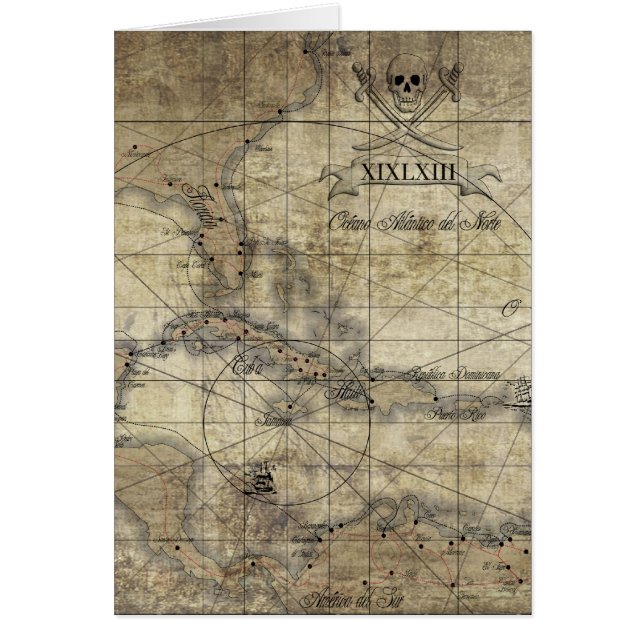 Caribbean - old map (Front)