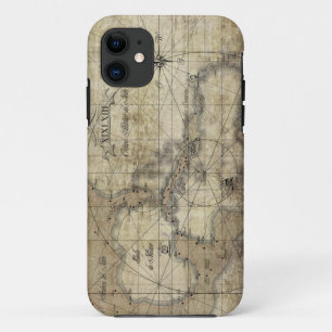 Caribbean - old map iPhone 11 case
