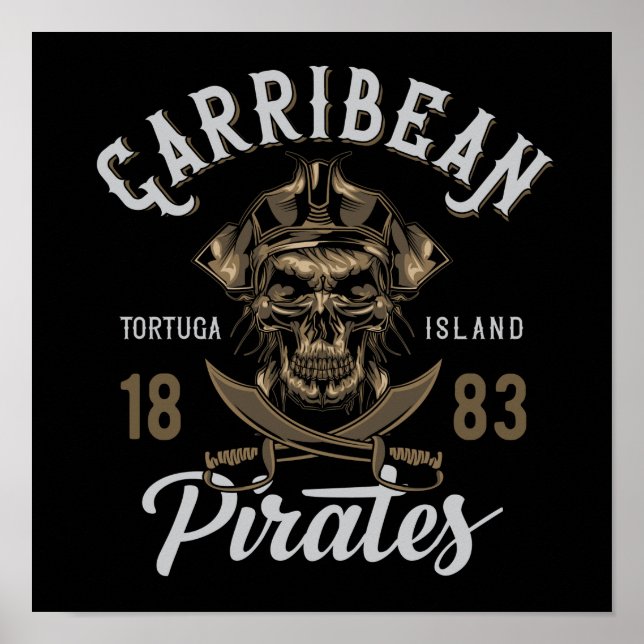Caribbean Pirates Poster (Front)