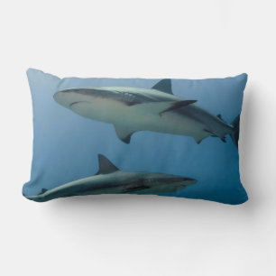 Caribbean Reef Shark Lumbar Cushion