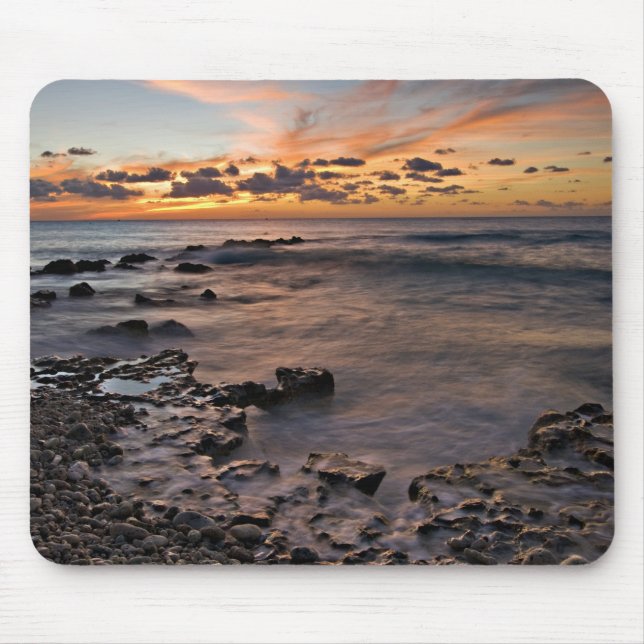 Caribbean Sea, Cayman Islands. Crashing waves 2 Mouse Pad (Front)