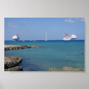 Caribbean Sea Cruise Poster