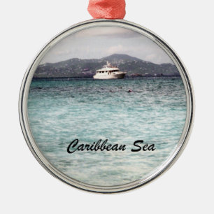 Caribbean Sea Metal Tree Decoration