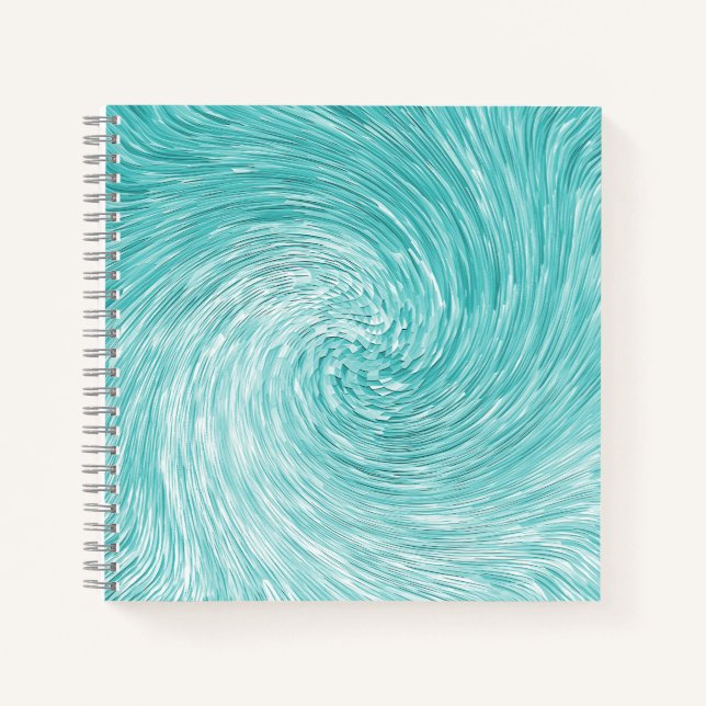 Caribbean Sea Swirl....... Notebook (Front)