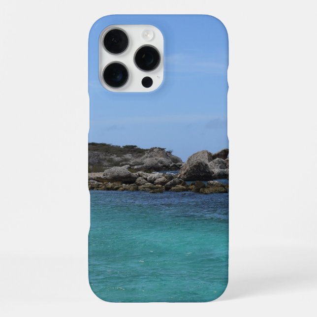 Caribbean seascape iPhone case (Back)